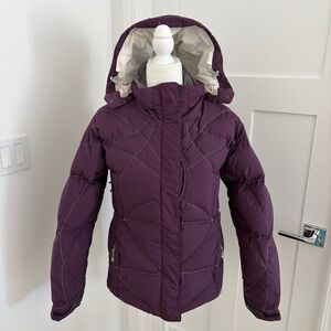 Cloudveil Jacket Women’s M Purple Down Puffer Coat Parka Windstopper Recco NWOT
